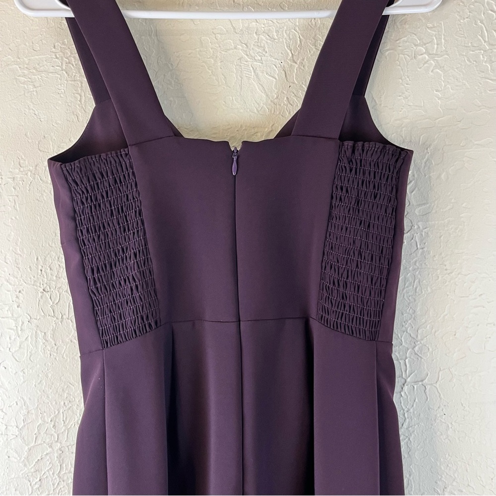 Amanda Uprichard Primrose Mini Dress in Black Cherry - Picture 9 of 13